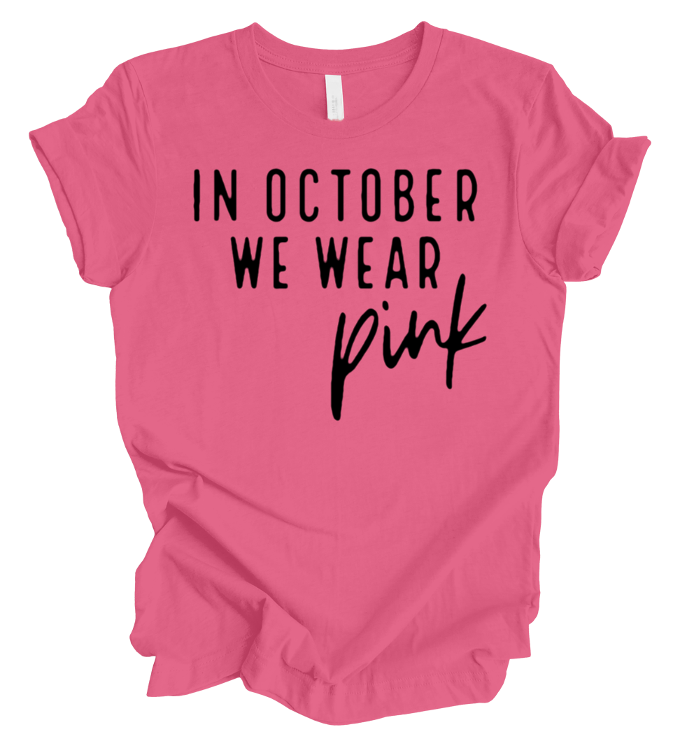 In october we wear pink